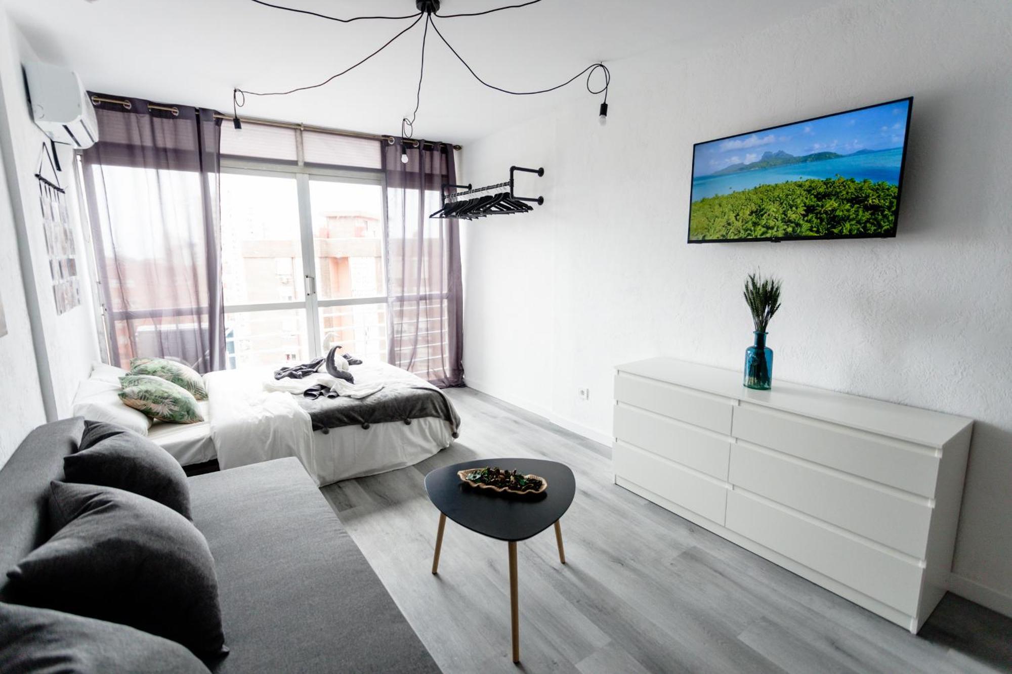 Great Panoramic View Studio Apartment بينايدورم المظهر الخارجي الصورة